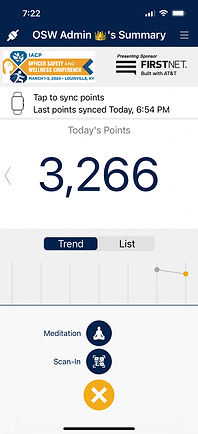 IACP Wellness Challenge app
