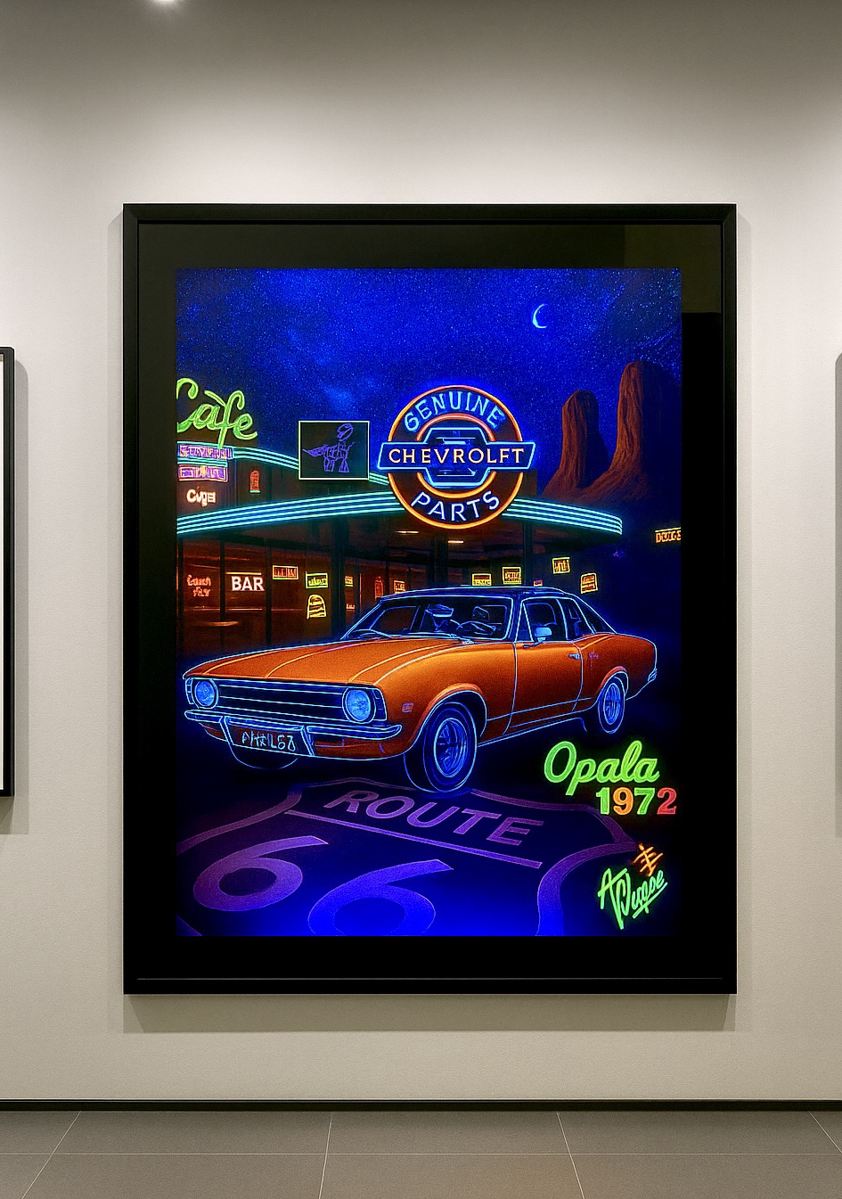 Opala 1972 — Route 66 — Zoman.art