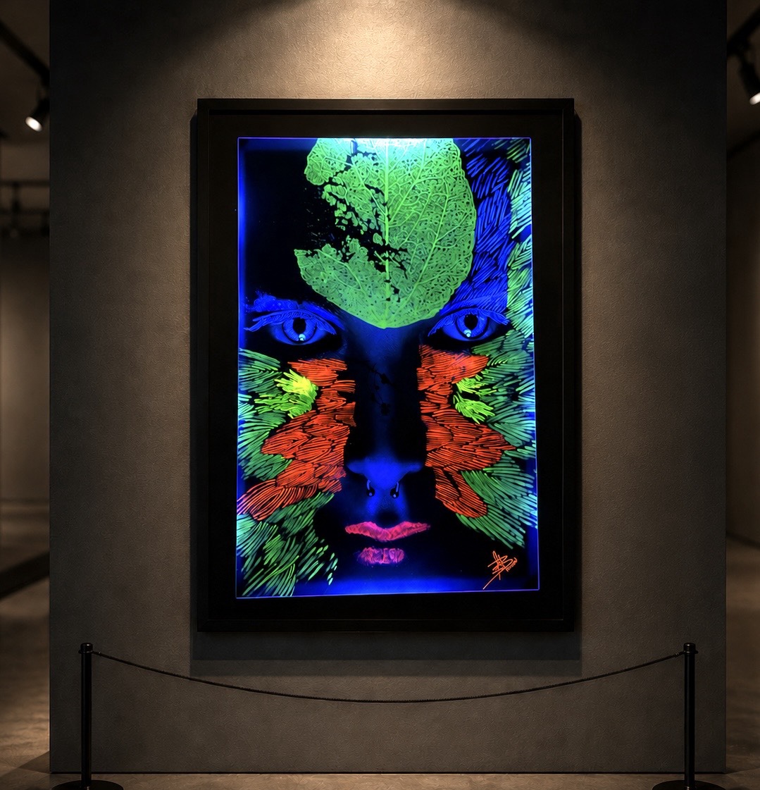 Retrato Neon — Zoman.art