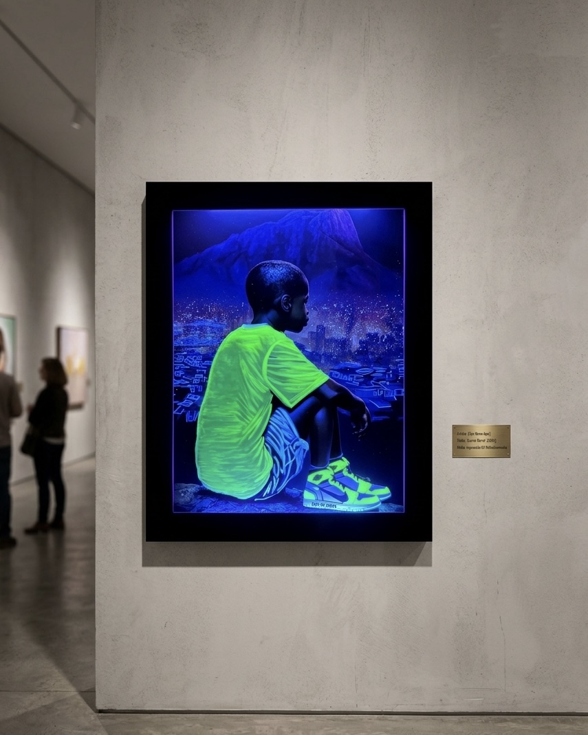 Contemplação — Neon — Zoman.art