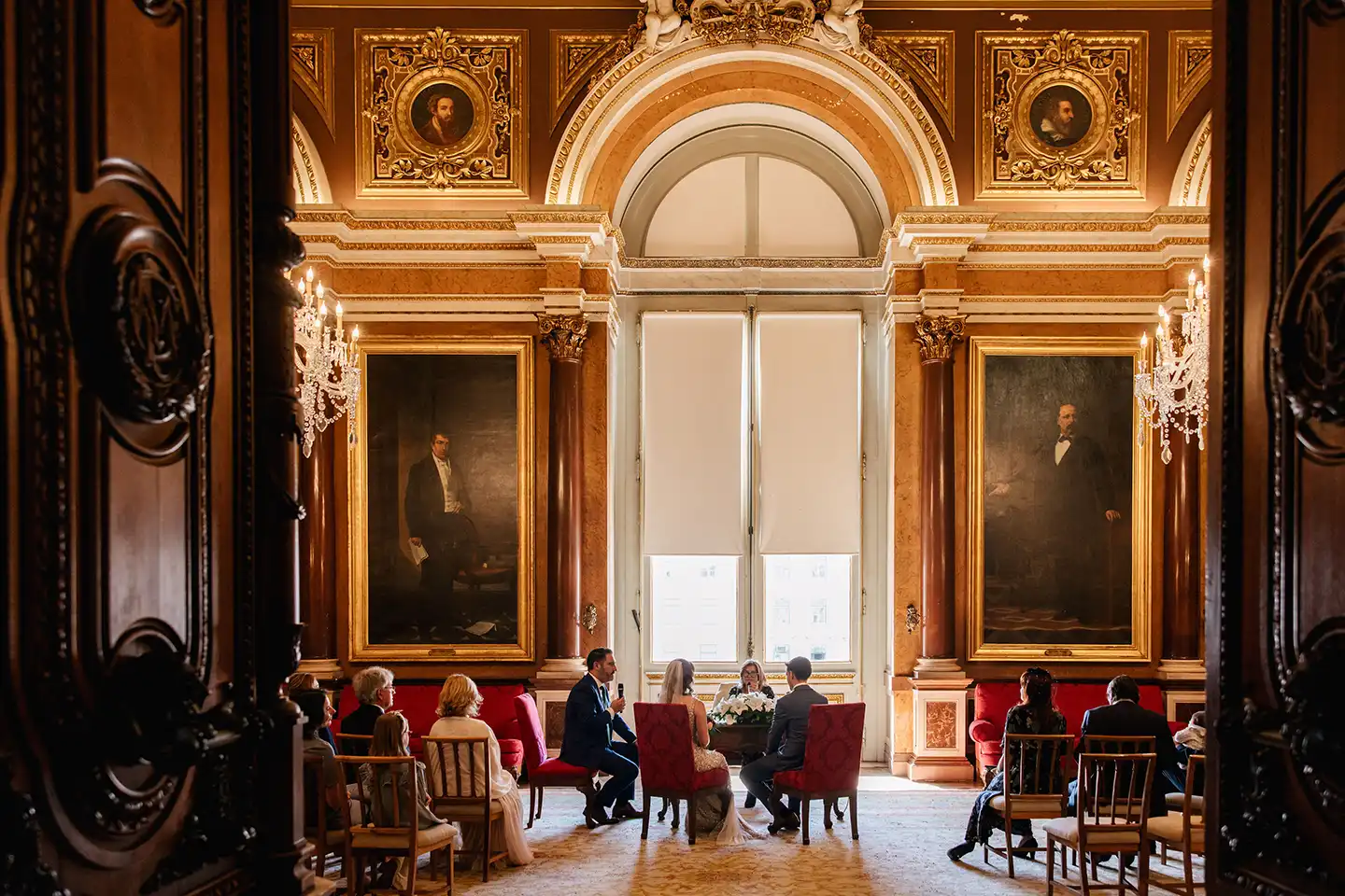 Fully Heavy Beaded Shimmering Wedding Dress by Margo Stankova bridal London