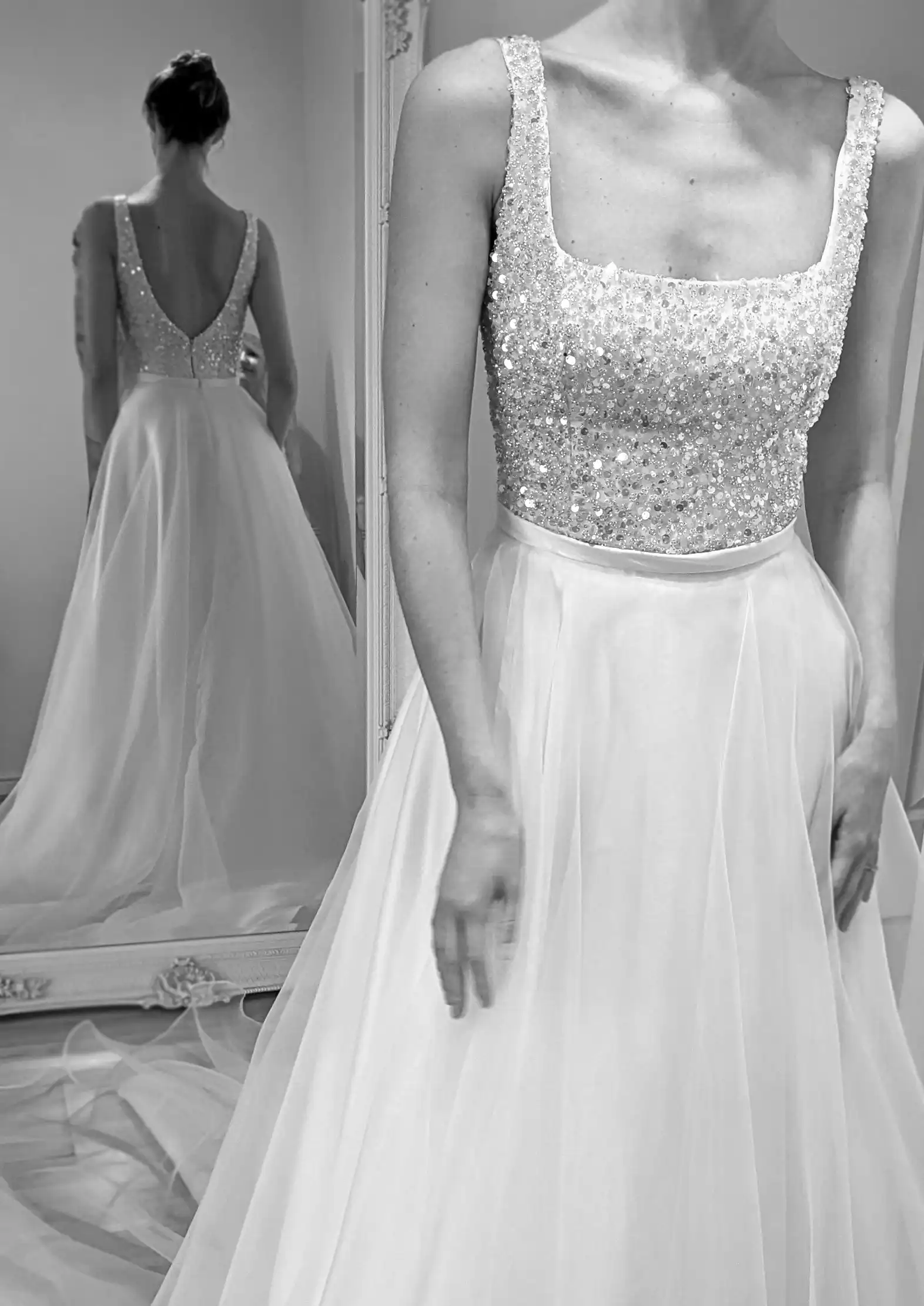 margo stankova bridal london beaded sparkly reception wedding dress