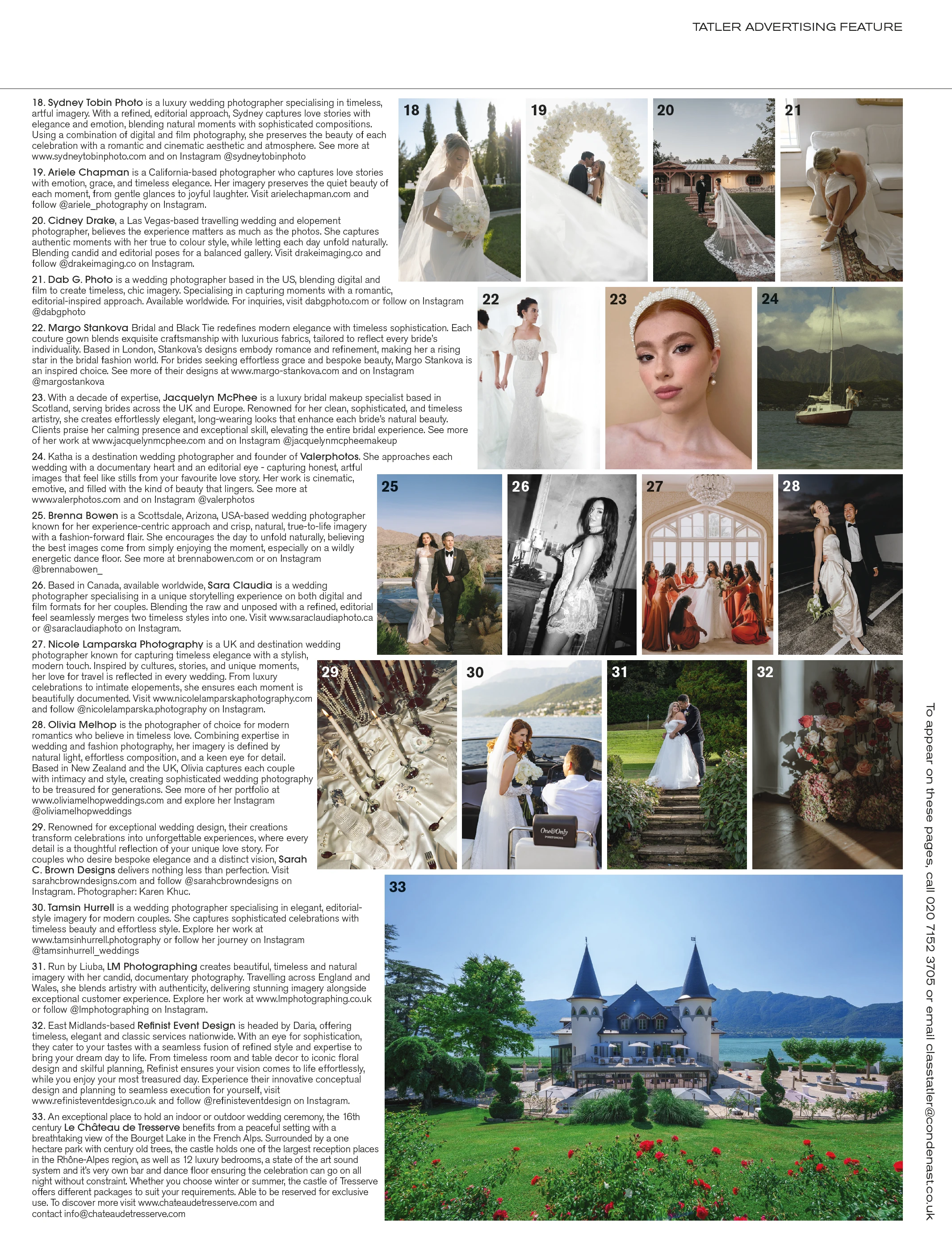 Margo Stankova London Tatler July 2025 page 127 The Wedding Season