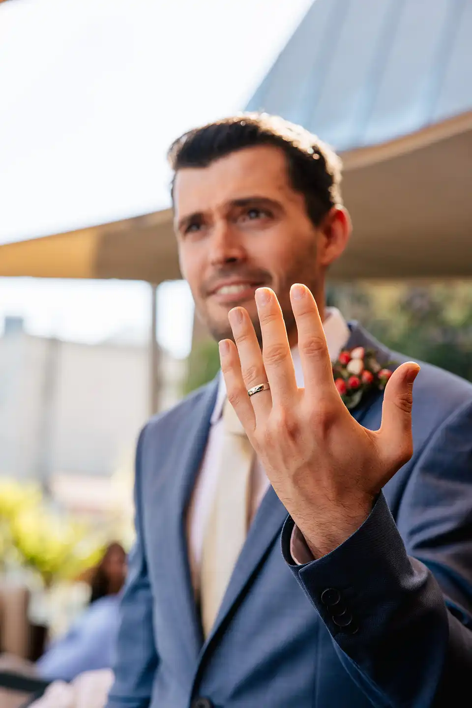 Fully Heavy Beaded Shimmering Wedding Dress by Margo Stankova bridal London