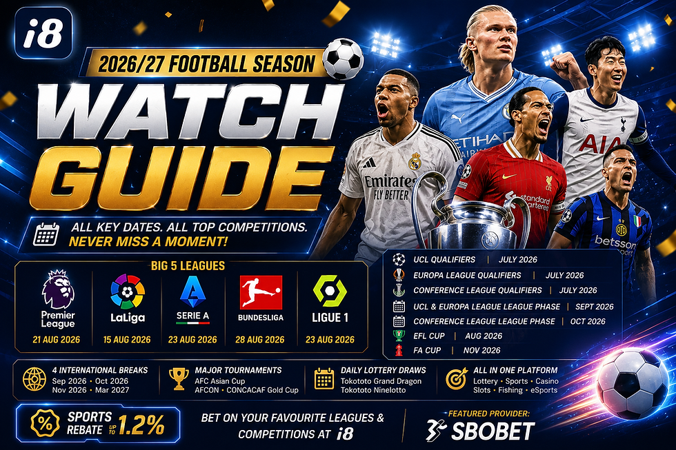 2026/27 Football Season Watch Guide: Every Key Date You Need to Know