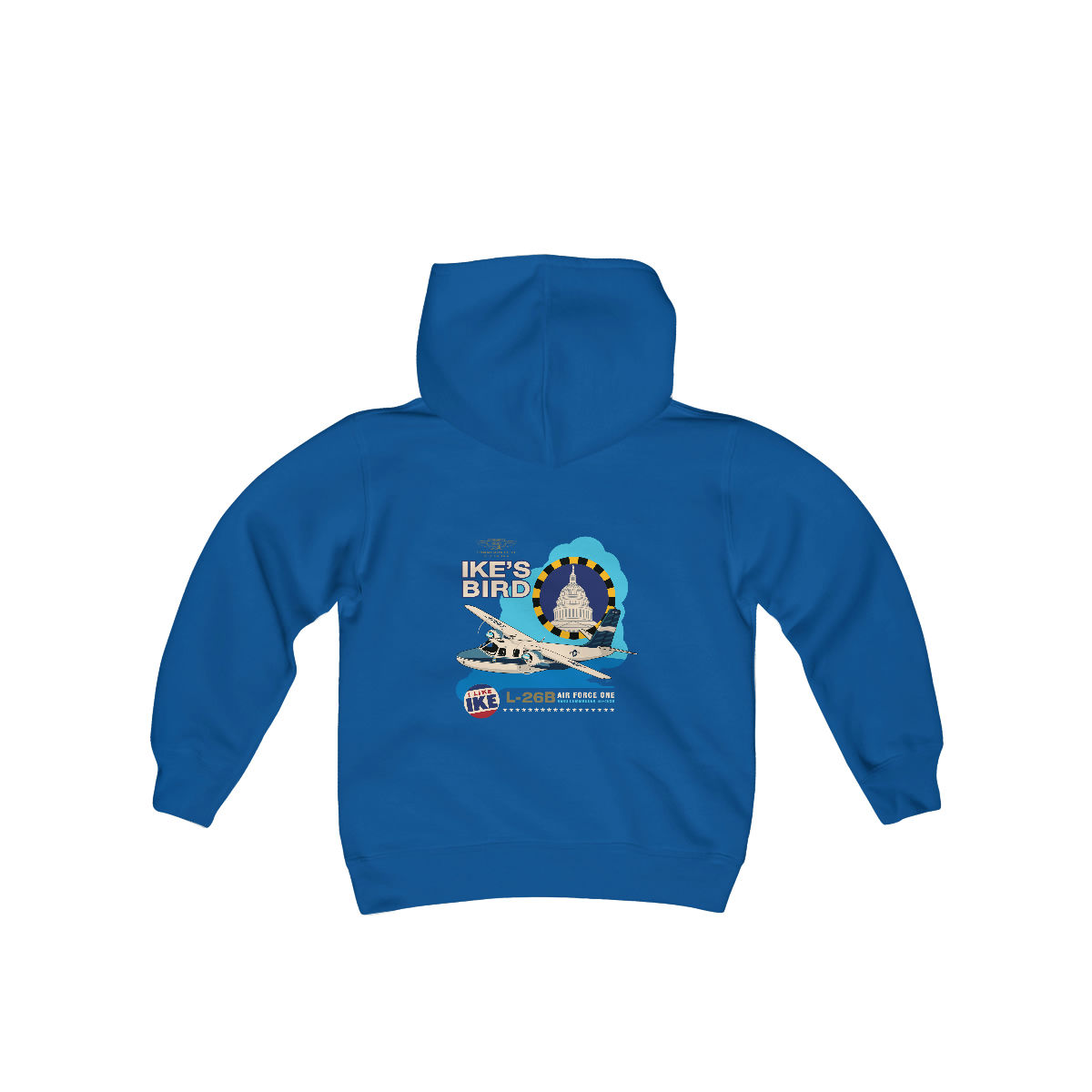 "Ike's  Bird" - Youth Heavy Blend Hooded Sweatshirt