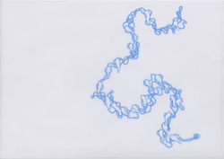 Kong Dara, Astray 12, 2015. Archival ink on tracing paper. 10.5 x 14.85 cm