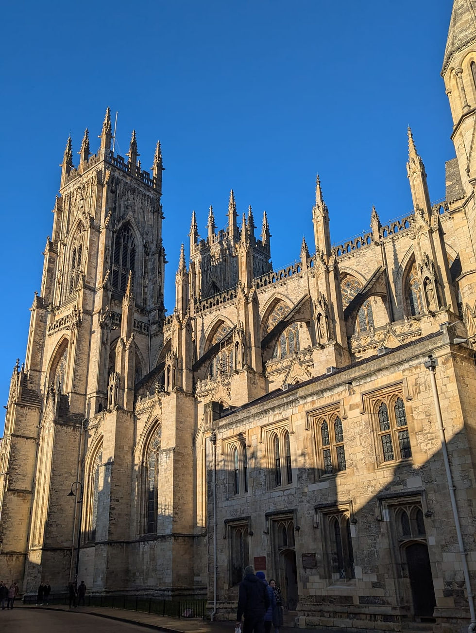 The exterior of York Minister, a popular tourist destination in York.