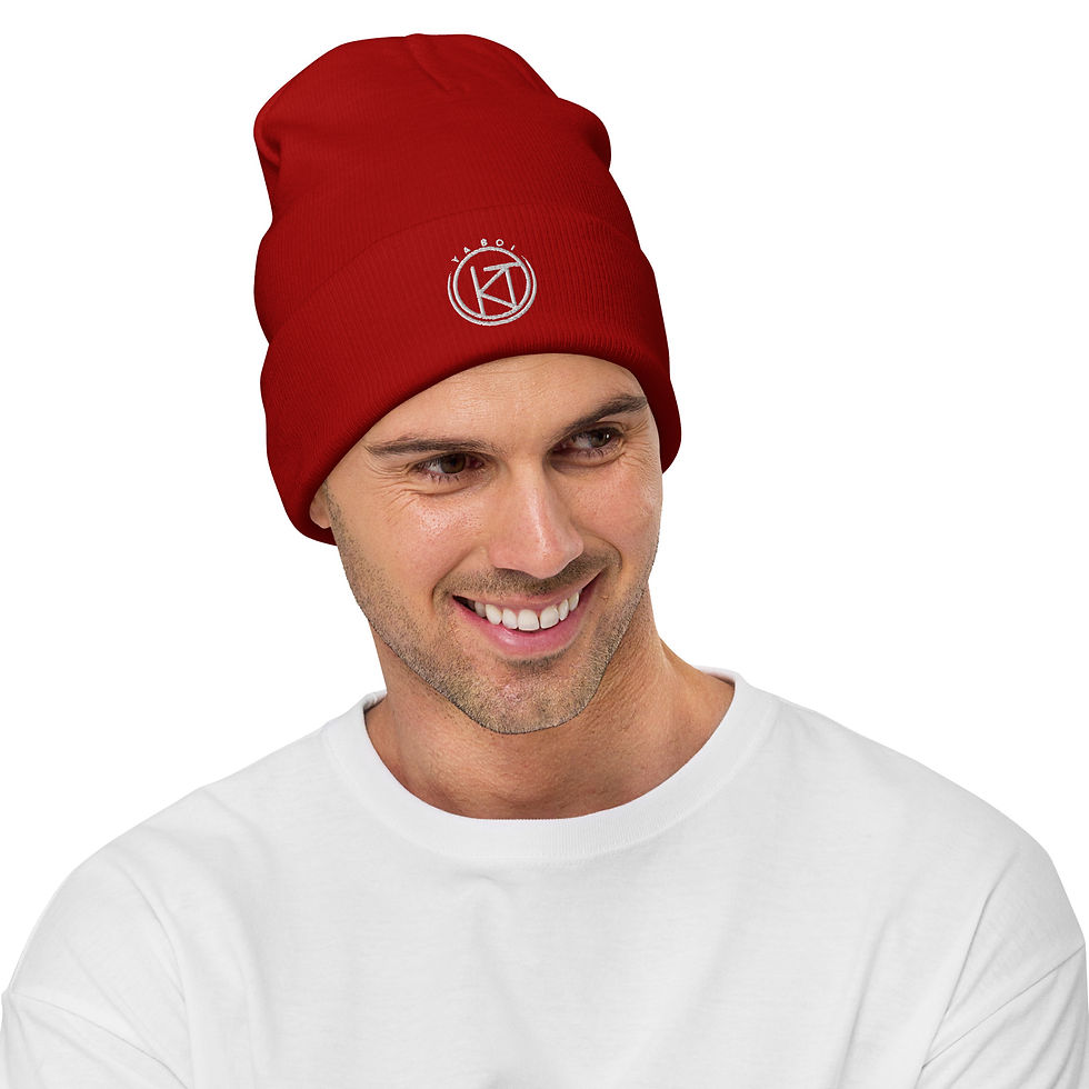 Thumbnail: Ya Boi KT Cotton Embroidered Beanie