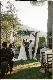 Cinematic documentary wedding photography on film