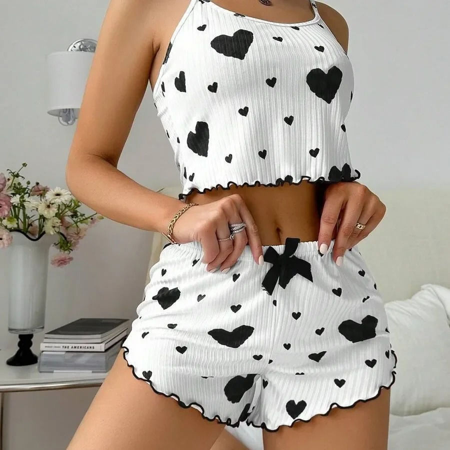 Thumbnail: Cozy Heart Essence Sleepwear Set