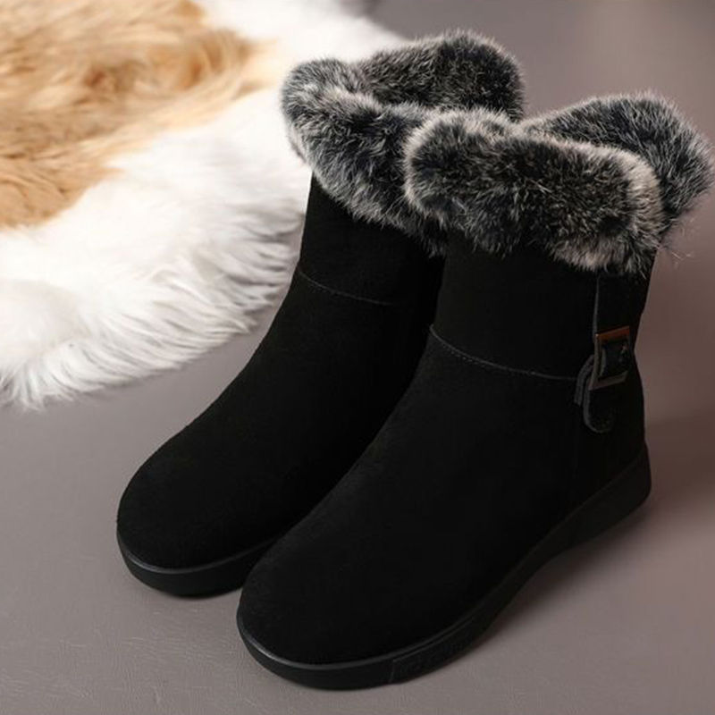 Thumbnail: Atelier Lumière Plush Snow Boots