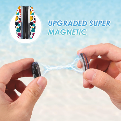 Thumbnail: One Touch Colorful Hearts 3D Glass Magnets Set