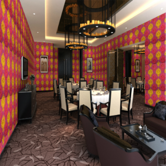 Thumbnail: Floral Self-Adhesive Wallpaper (45x500 cm)