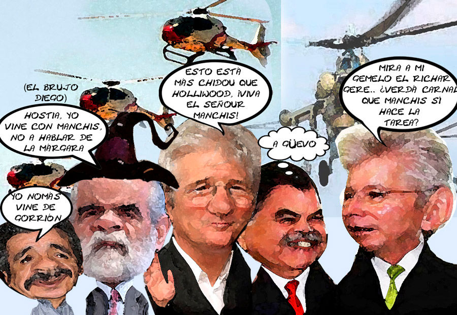 Caricatura 1, Informe Mariano Gonzalez Zarur, Diego Fernandez Ceballos, Gerardo