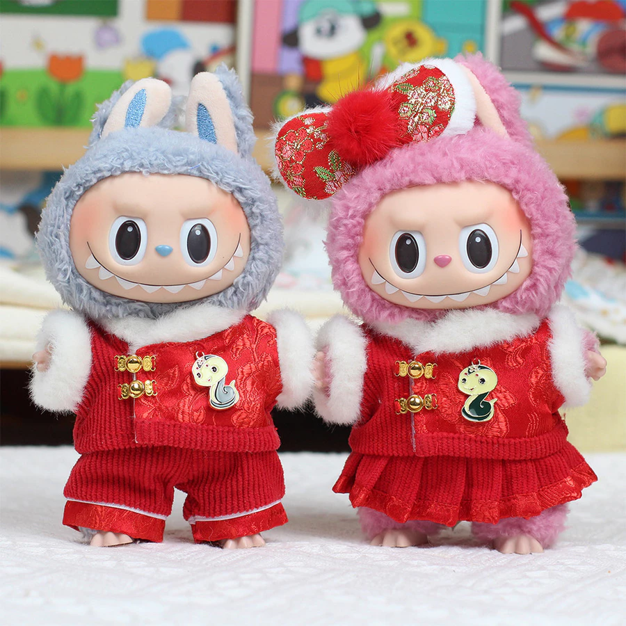 Image: Labubu New Year Chinese New Year Snake Ancient Style Hanbok - Image: https://shopee.ph/