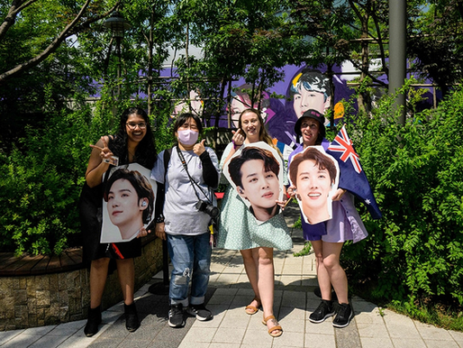 k-pop fans swarm seoul creating a frenzy ahead of bts's comeback details what happened