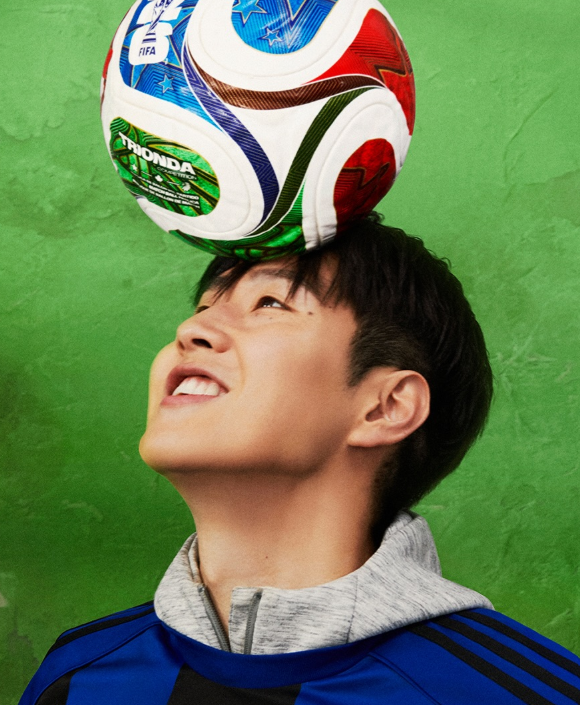 Lee Kang In - Adidas PASS THE FLAME - glowupmag