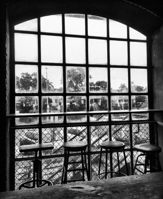 The view from the window at the Festhalle, Asbury Park, NJ, USA