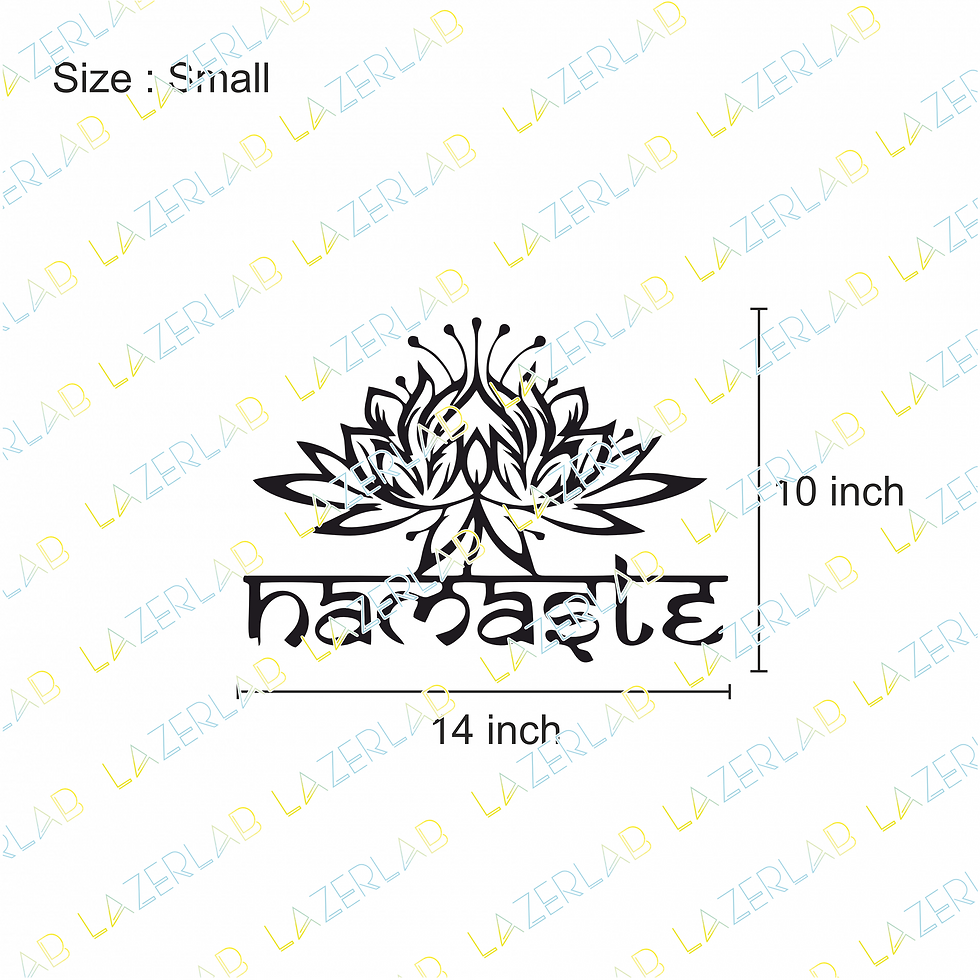 Thumbnail: Namaste | Traditional Greeting |  Decorative Wooden wall art Signage