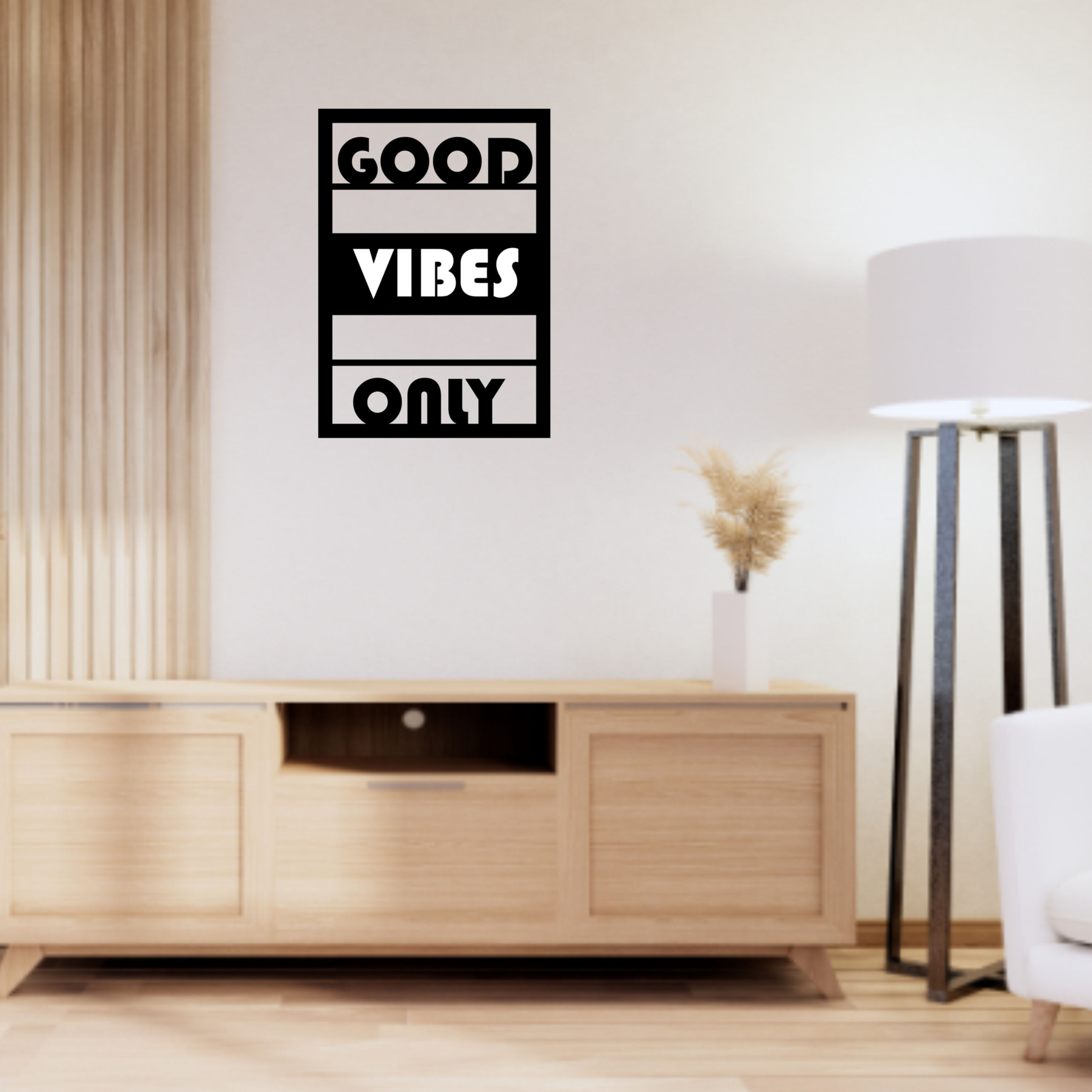 Good Vibes Only | Ready to paste wall decor