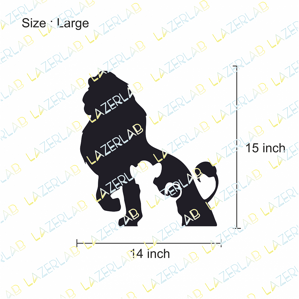 Thumbnail: Lion King | Father Son Bond | Ready to paste decorative wall art Signage