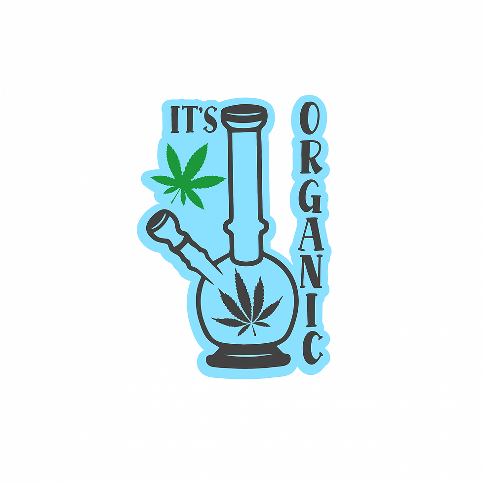 Thumbnail: It's Organic | Word Art | Ready To Paste Decorative Wall Art Signage