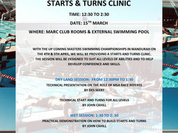 Starts and Turns Clinic