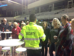 Cott Beach Supporters Clash with Security