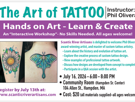 🌟The Art of Tattoo - an interactive workshop🌟