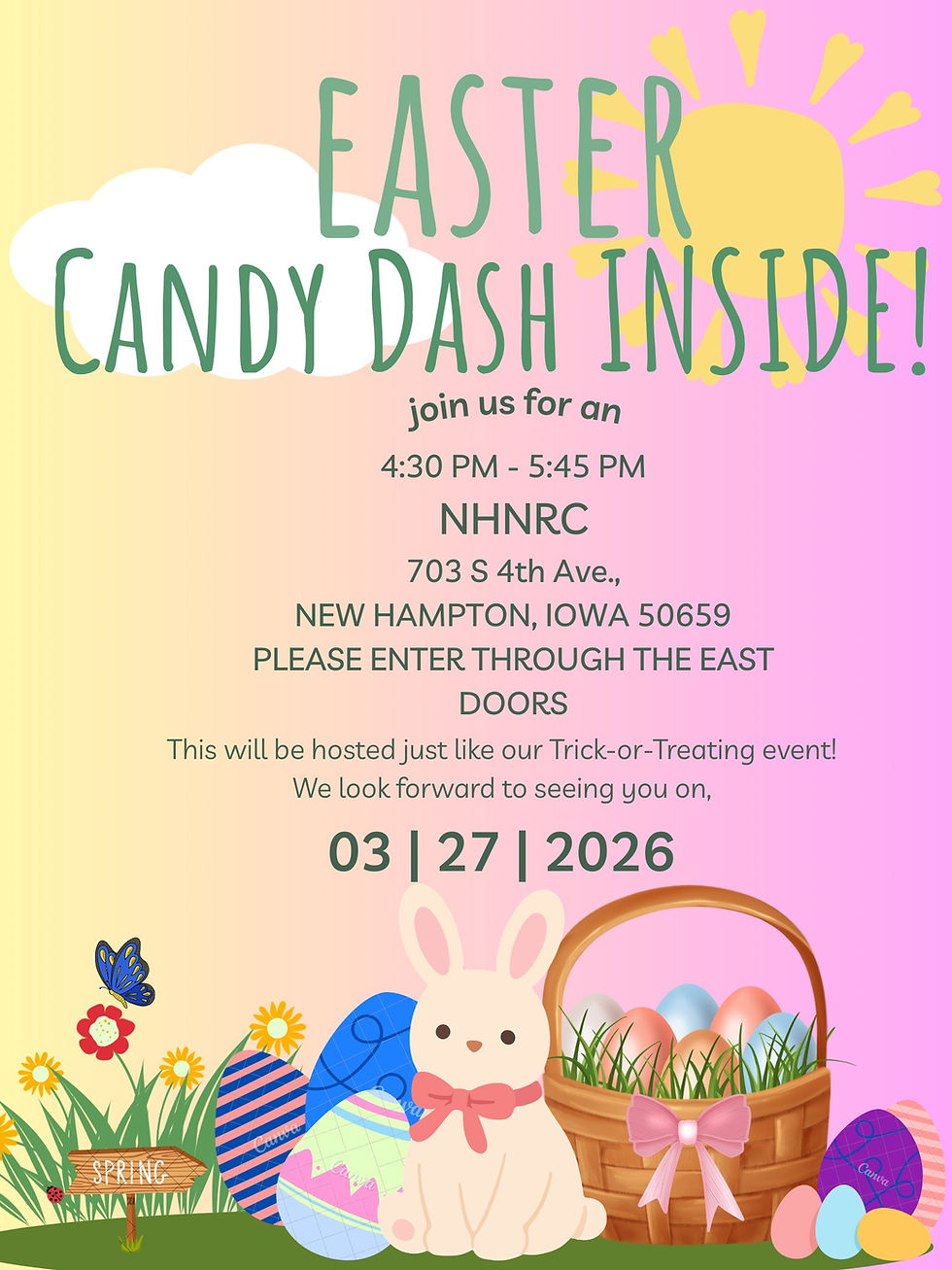 Indoor Easter Candy Dash @New Hampton Nursing & Rehab