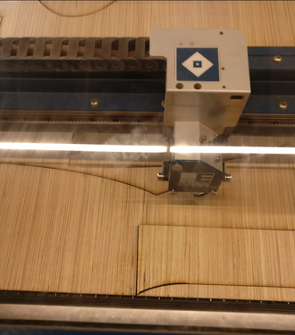 Laser Cutting Proscenium Face