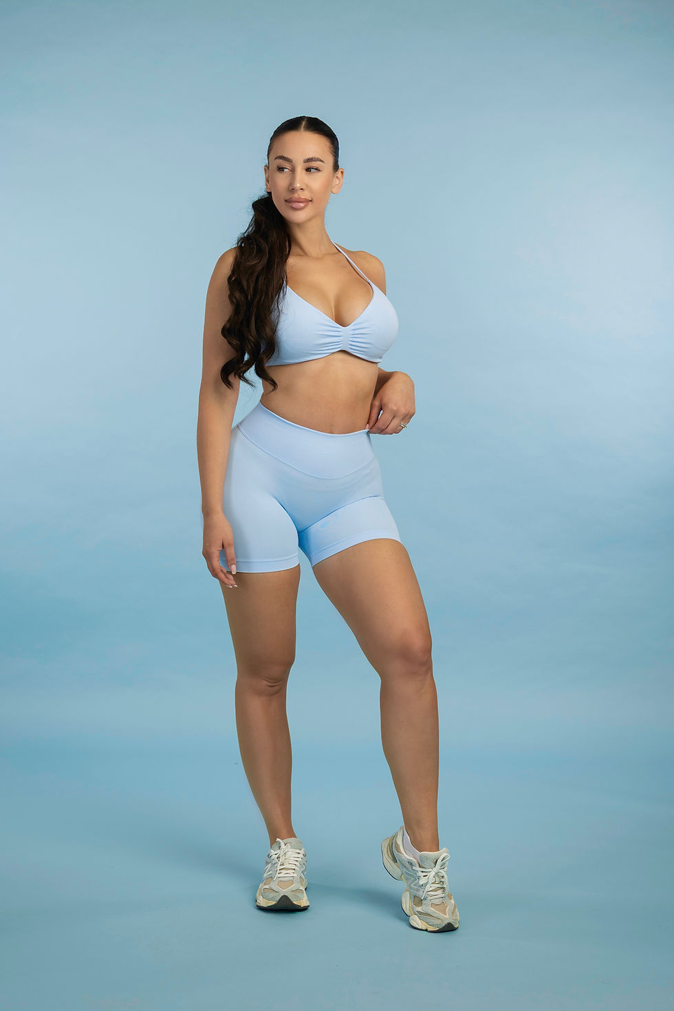 Thumbnail: Baby blue glute contour shorts