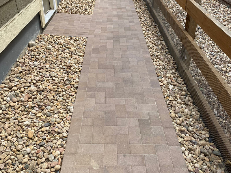 Paver Sidewalk — Concrete Contractor in Lakewood, CO | C&O Concrete and Services Paver Sidewalk