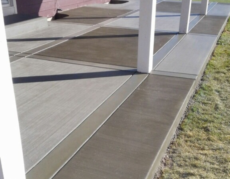 Back Patio Chequerboard Pattern