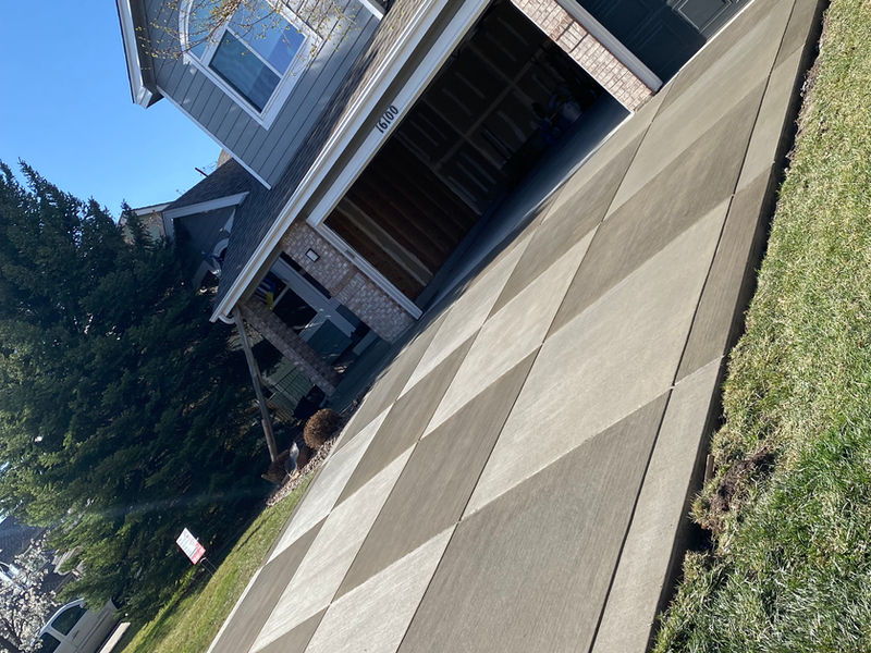 Driveway Installed in Arvada, CO — Concrete Contractor in Arvada, CO | C&O Concrete and Services Driveway Installed in Arvada, CO