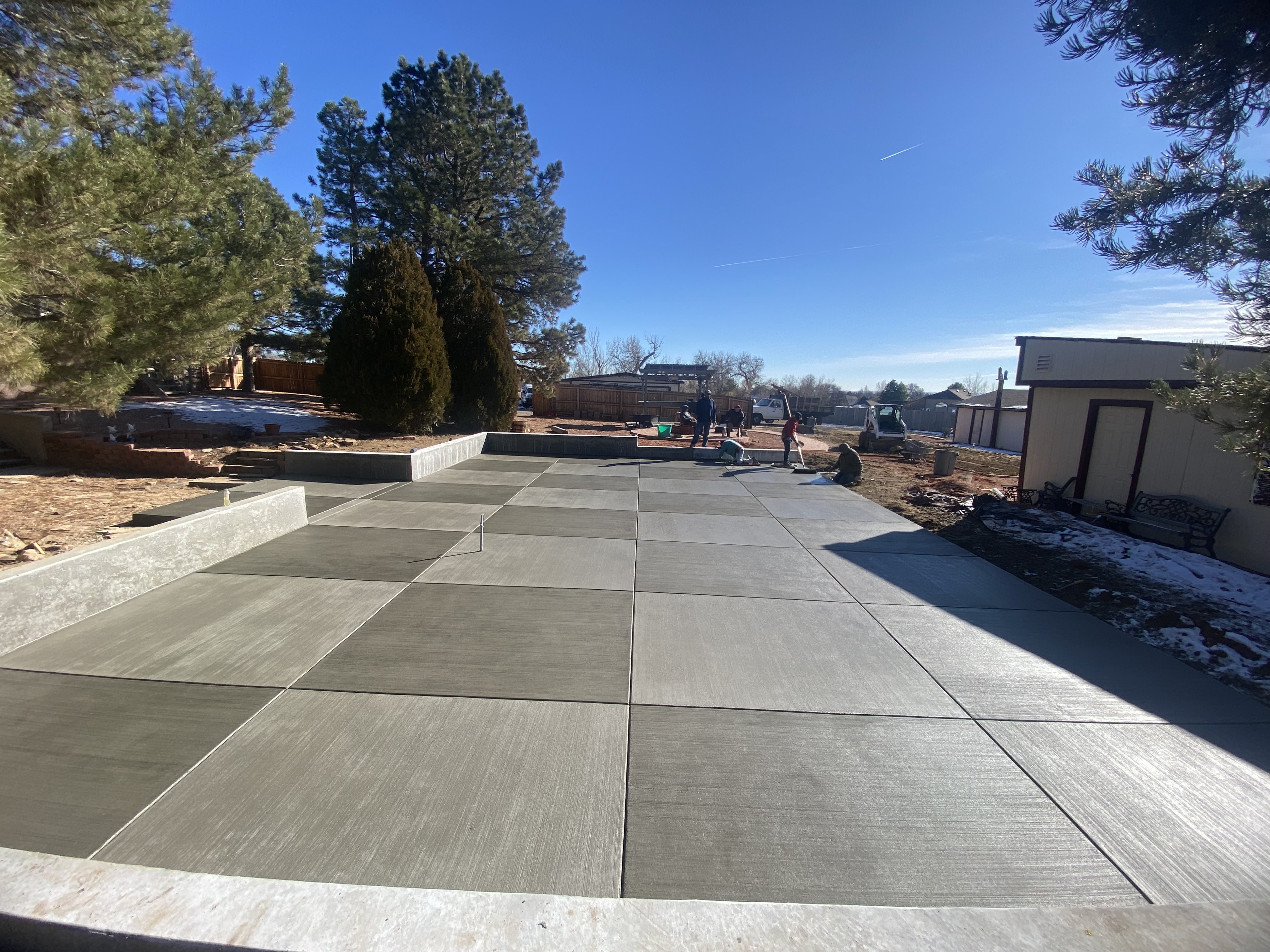 Monolithic Garage Slab — Boulder, CO