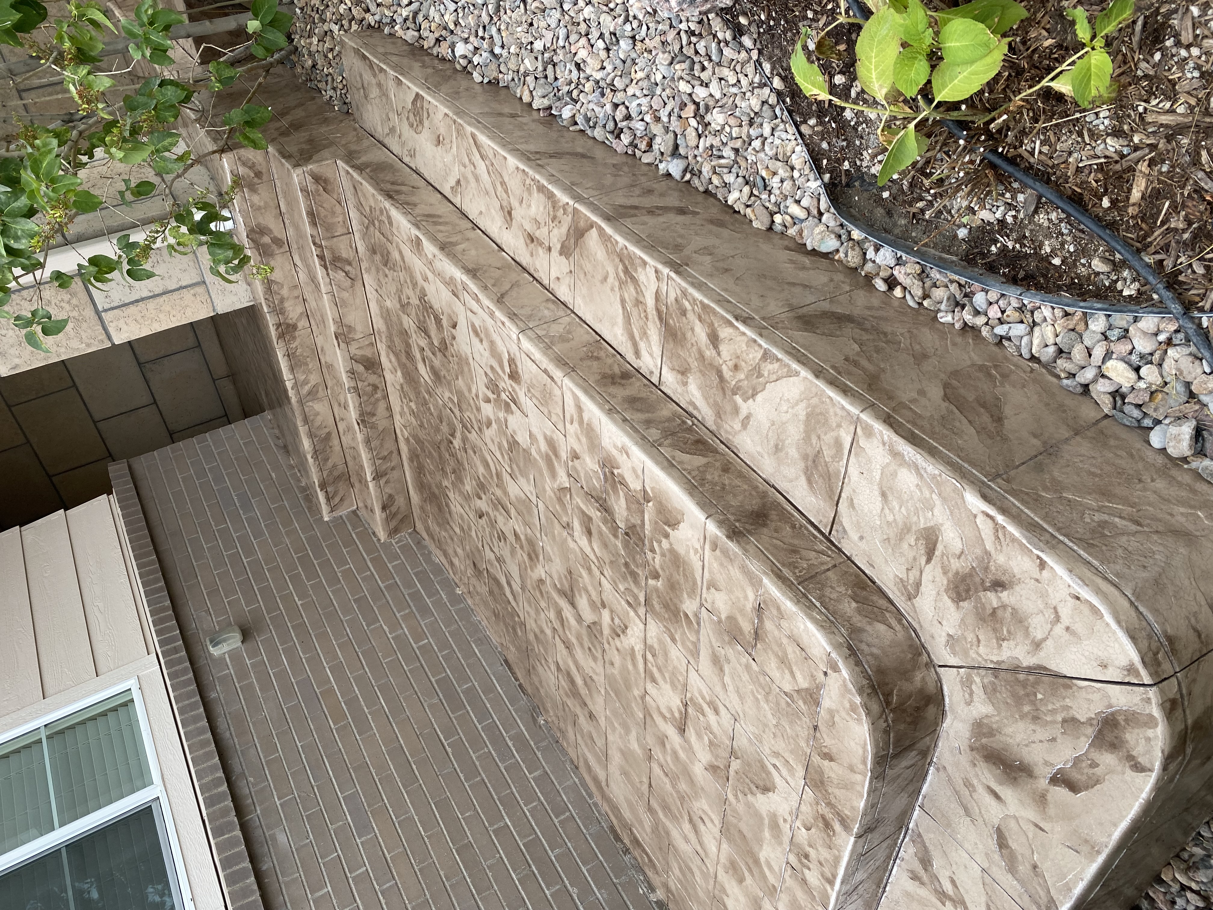 Stamped Front Porch in Arvada