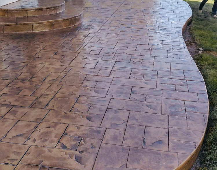 Stamped Patio Done In Littleton, CO