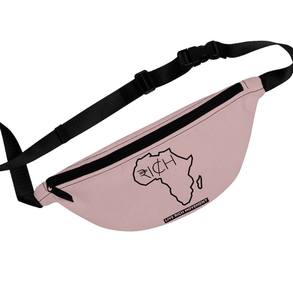 Africa "RI¢H" Fanny Pack (Pink Clay)