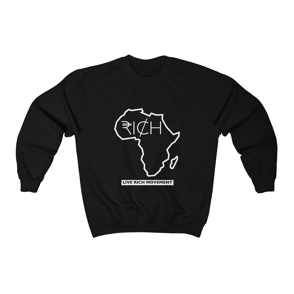Thumbnail: Africa "RICH" Unisex Crewneck