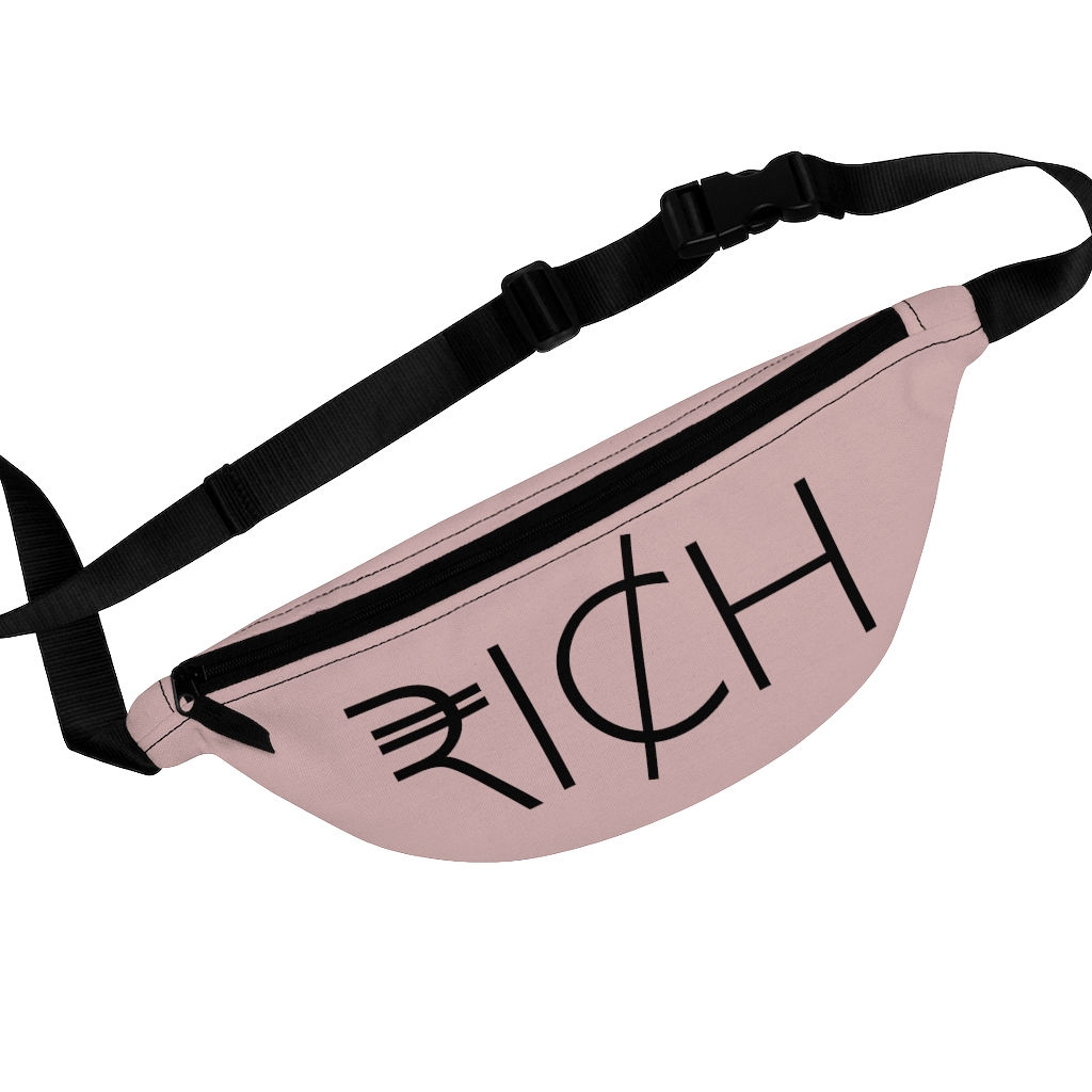 "Ri¢H" Fanny Pack (Pink Clay)