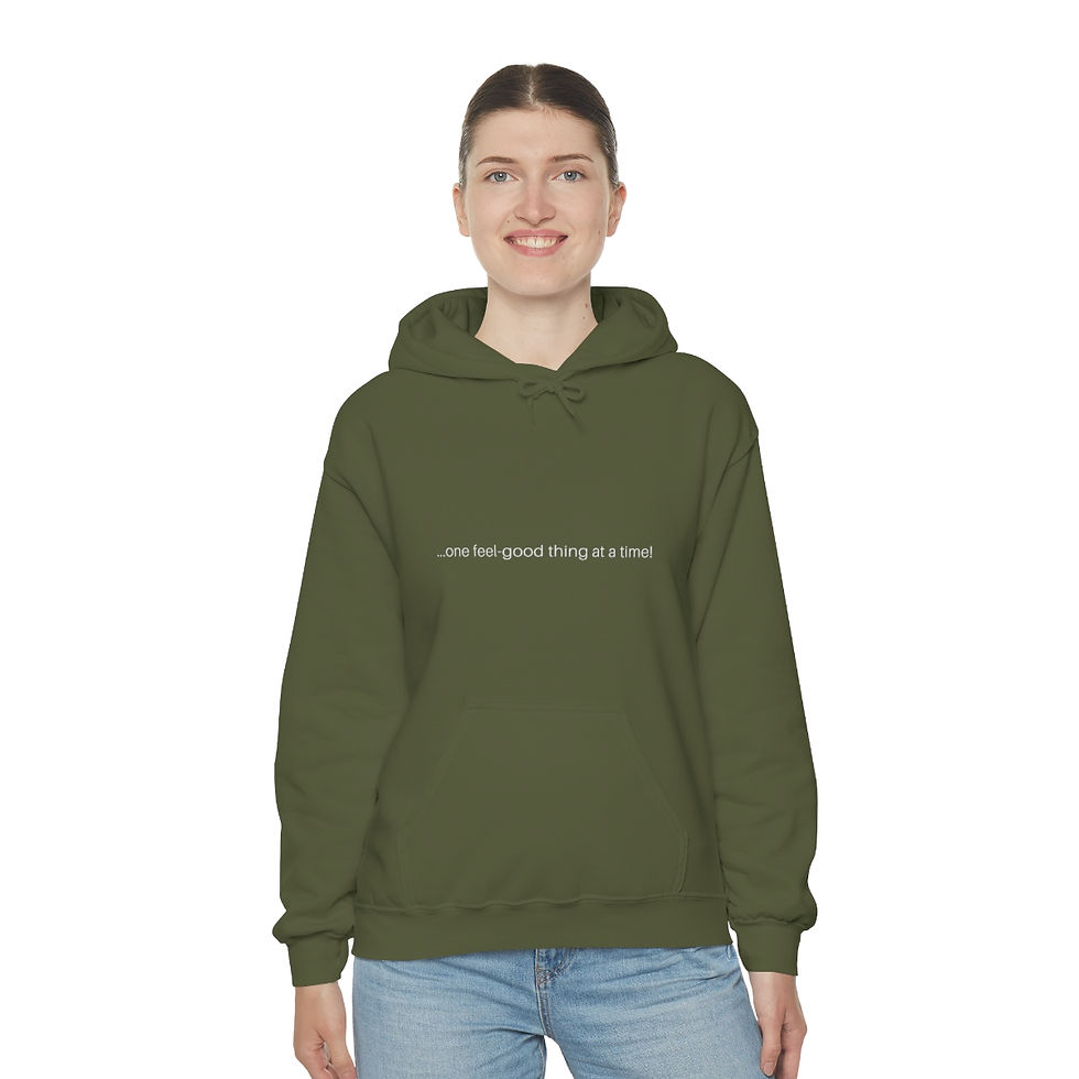 Thumbnail: One feel-good thing at a time! – Unisex Heavy Blend™ Hooded Sweatshirt