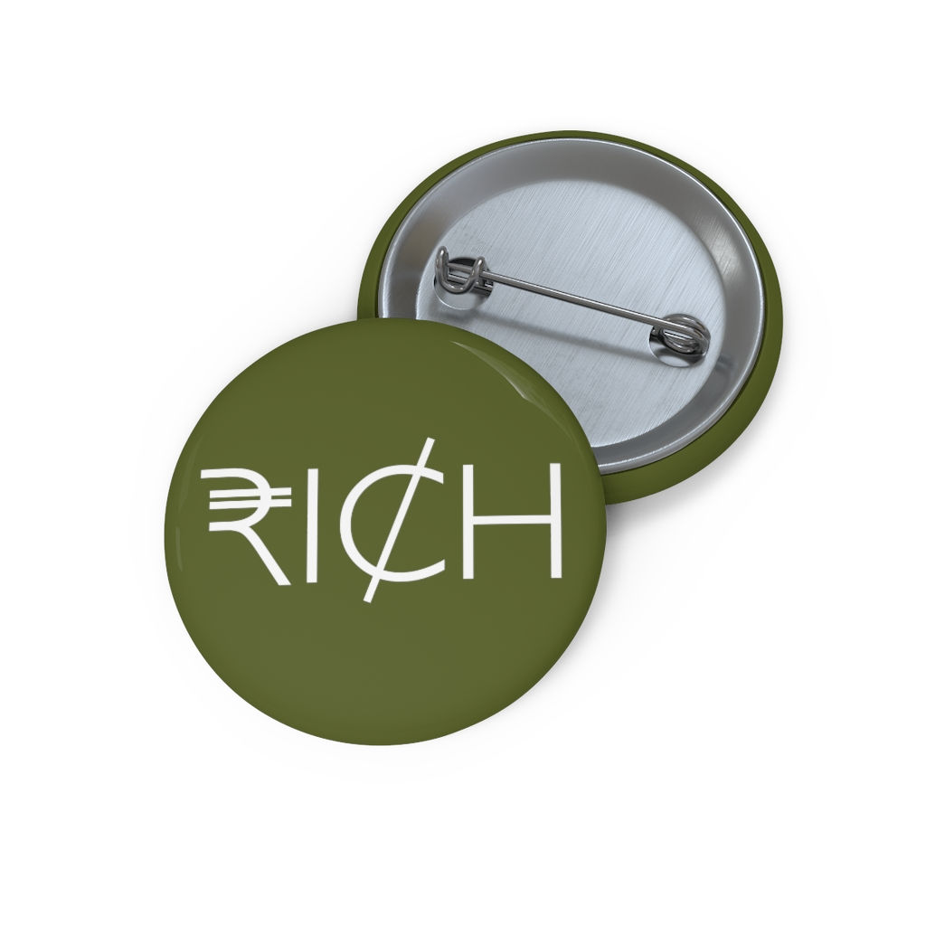 "RI¢H" Pin Buttons (Moss)
