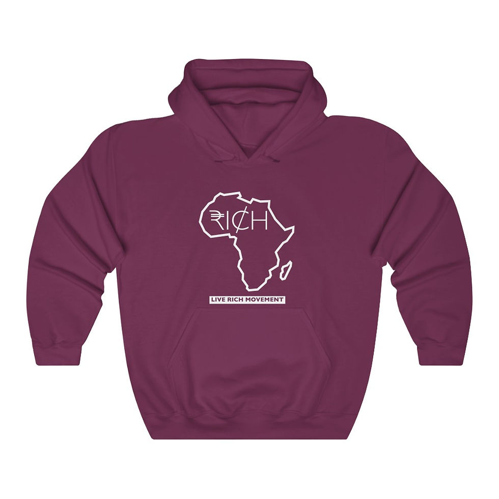 Thumbnail: Africa "RI¢H" Hooded Sweatshirt
