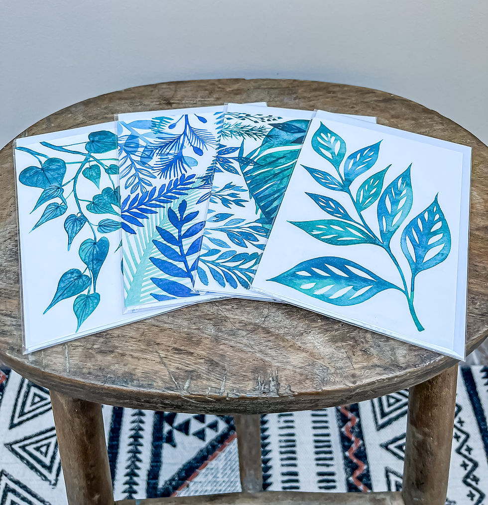 Thumbnail: 4 x Botanical Greeting Cards - Kate Summerville Collab