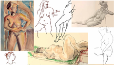 Croquis-tegning i Fredrikstad kunstforening – en viktig tradisjon