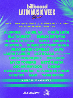 BILLBOARD LATIN MUSIC WEEK 2025 SECOND PHASE