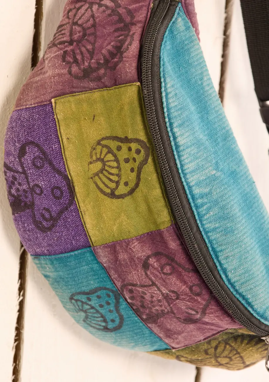 Thumbnail: Patchwork Mushroom Bum Bag