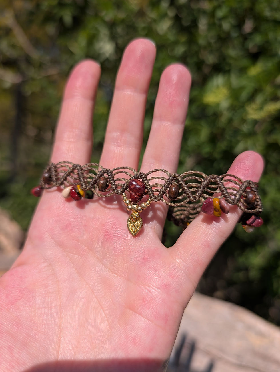 Thumbnail: Mookaite anklet